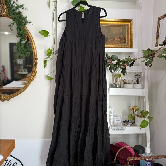 Anthropologie Samant Chauman | Embroidered Floral Maxi Dress sz 8 - Picture 7 of 7